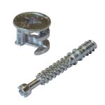 Стяжка эксцентриковая (комплект эксцентрик+шток саморез) 11059