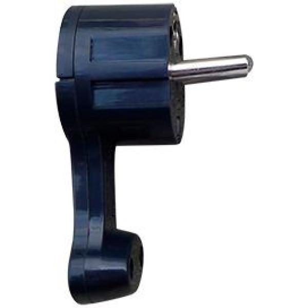 Вилка-невидимка 16А 250В "За шкаф" 16А 250В (земля, плоская, черная) AEPL1BEAY Ecola 673292