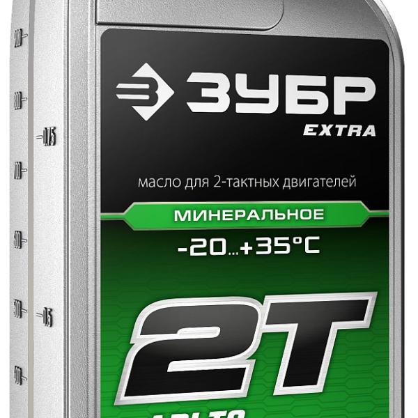 Минеральное масло для 2-тактных двигателей, 1 л EXTRA 2Т-М ЗУБР 70600-1