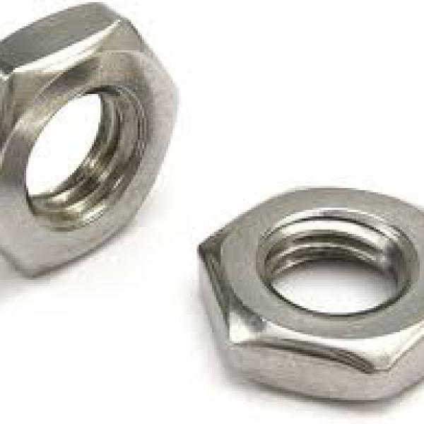 Гайка М 18 низкая шестигранная с фаской  DIN 439 (ГОСТ 5916-70;ISO 4035) Zn.Form B